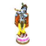 Big Standing Krishna Murti Playing Flute (12 Inches) Idol Showpieces Resin