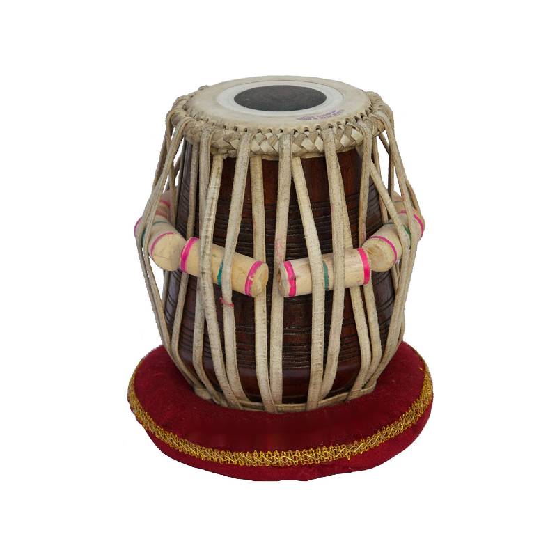 PDI-CJH Book Sheesham Tabla Dayan 3.5 Kg Copper Bayan Cushions Cover Professional Tabla Drum Set by SAI Musicals Hammer Tabla Musical Instrument Designer Carving Padded Bag