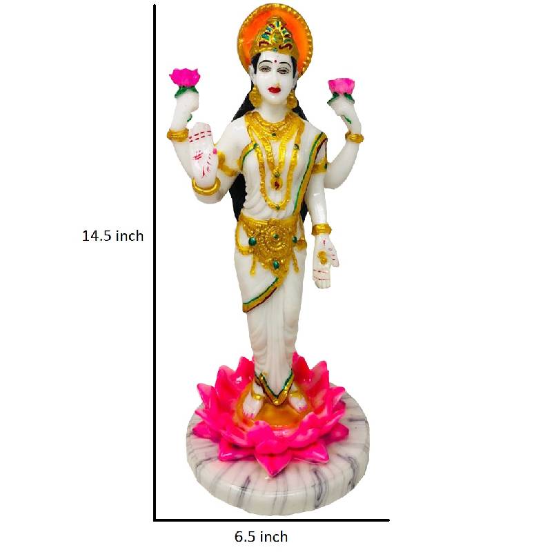 Vishnu murthi brass statue (6.5 Inch) vishnu idol for pooja home decor –  Antiq Decor