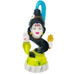 Marble Dust Beautiful Shiva Face with Ganga on Head Statue for Pooja