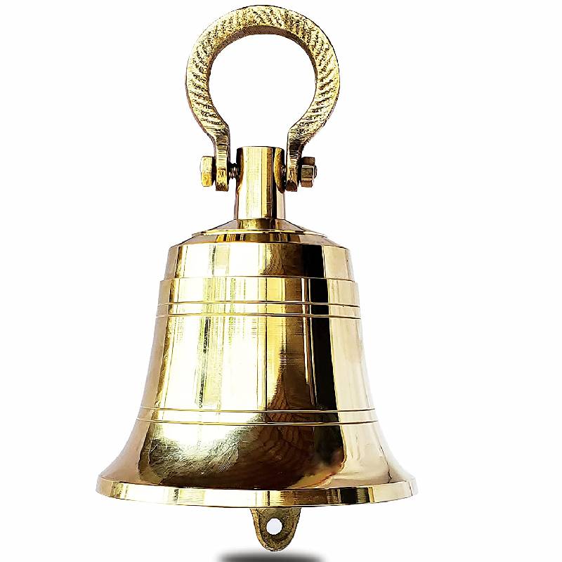 Hanging Bell Brass Annapakshi, Indian Home Decor