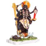 maa kali statue/ mata kali idol, multicolor, 9 inches (marble dust)