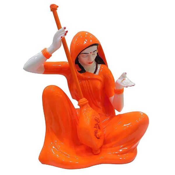 meera bai marble dust statue/ meera bai idol for home temple 15 inch