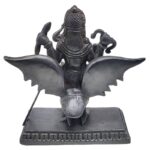 black shani dev brass statue/ shani dev idol for home temple 7 inch