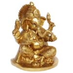 ganesh bhagwan brass idol/ ganesha statue/ ganpati murti for home temple