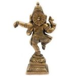 brass ganesha idols/ ganesh ki murti/ ganpati statue for home temple 11 cm