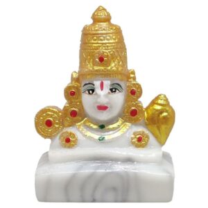 venkateswara marble dust statue/ tirupati balaji idol for car dashboard & home office table