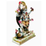 kalka ji composite marble statue/ kali mata rani idol 12 inch, 1 piece (multicolor)